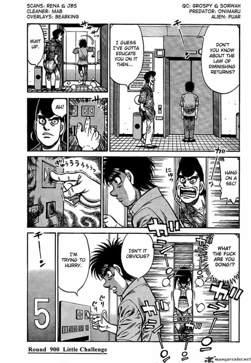 Hajime No Ippo - Chapter 900 : Little Challenge