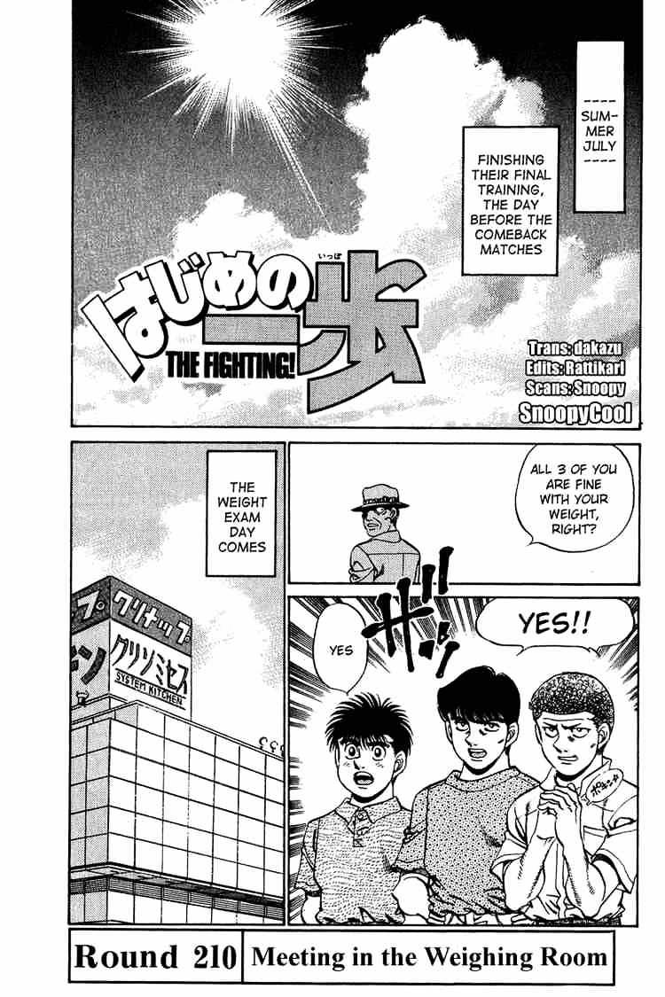 Hajime No Ippo - Chapter 210