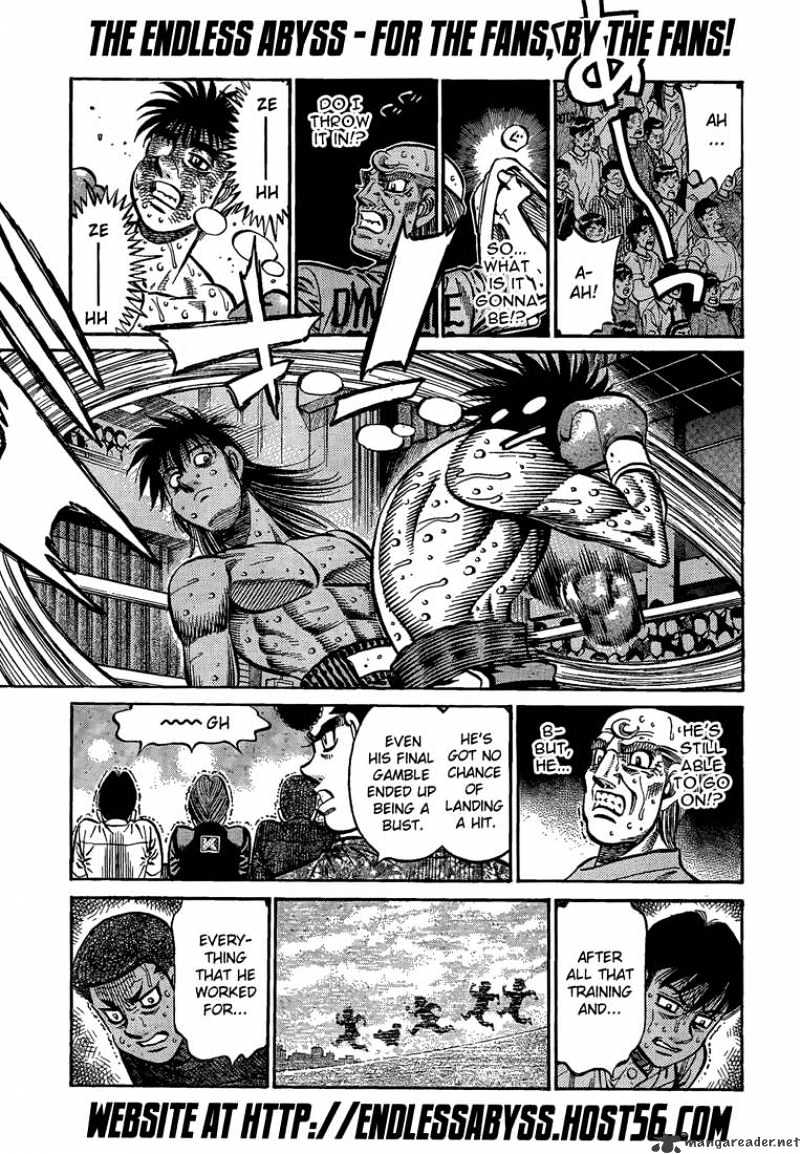 Hajime No Ippo - Chapter 888 : Desperate Resolution