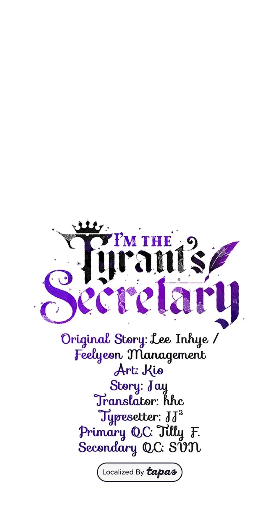 I'm The Tyrant's Secretary - Chapter 111.1