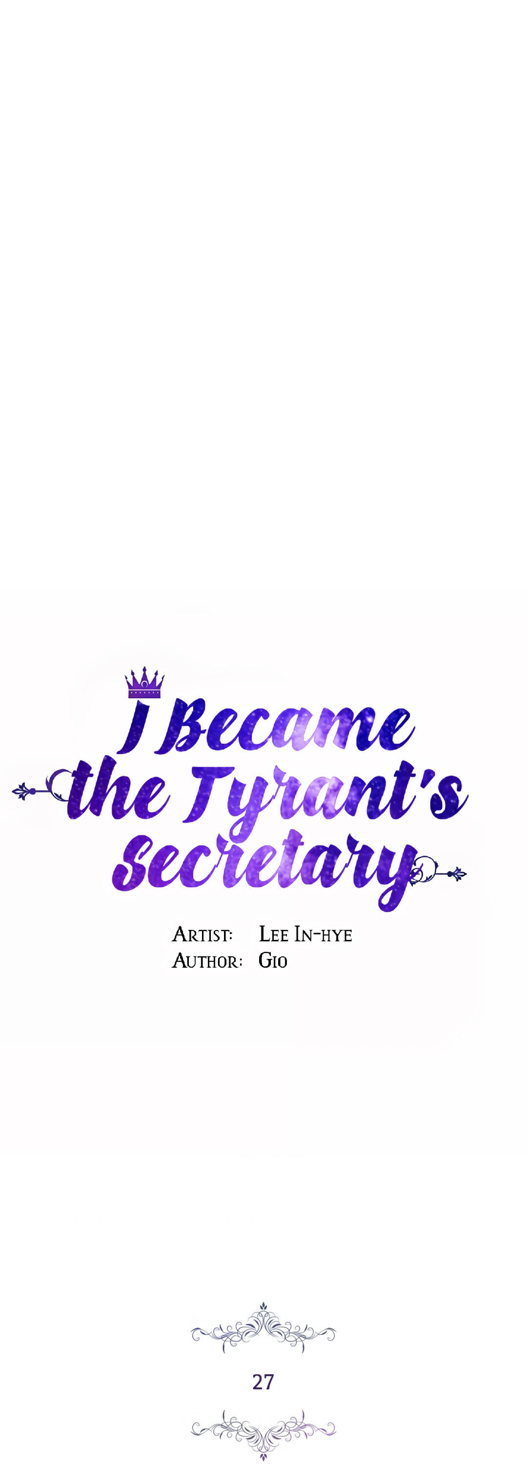 I'm The Tyrant's Secretary - Chapter 27