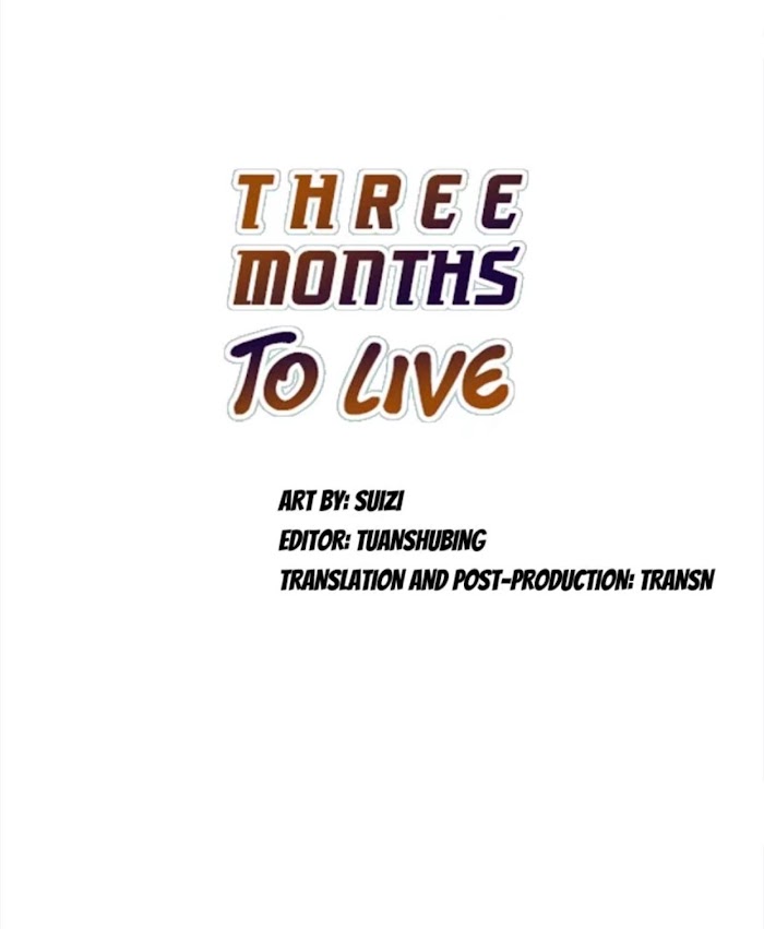 Three Months To Live - Chapter 72