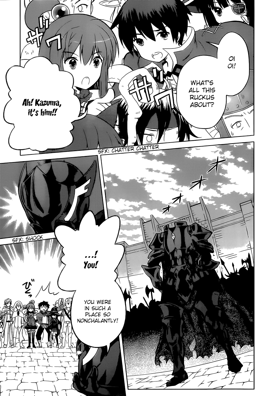 Kono Subarashii Sekai Ni Shukufuku O! - Vol.2 Chapter 9: May We Fight Back Against This Awful Dullahan!