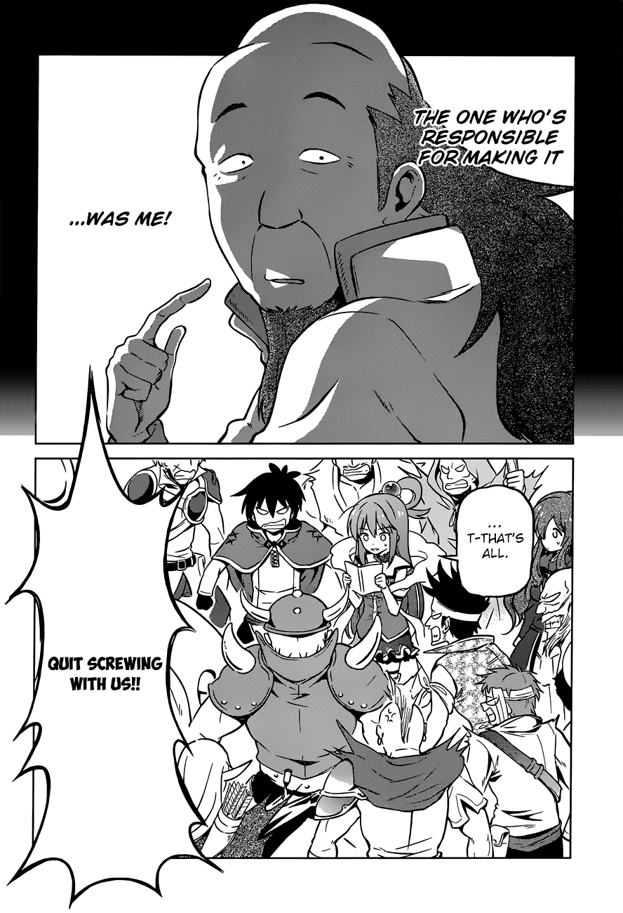 Kono Subarashii Sekai Ni Shukufuku O! - Vol.4 Chapter 21: A Final Flame For This Ridiculous Fortress?