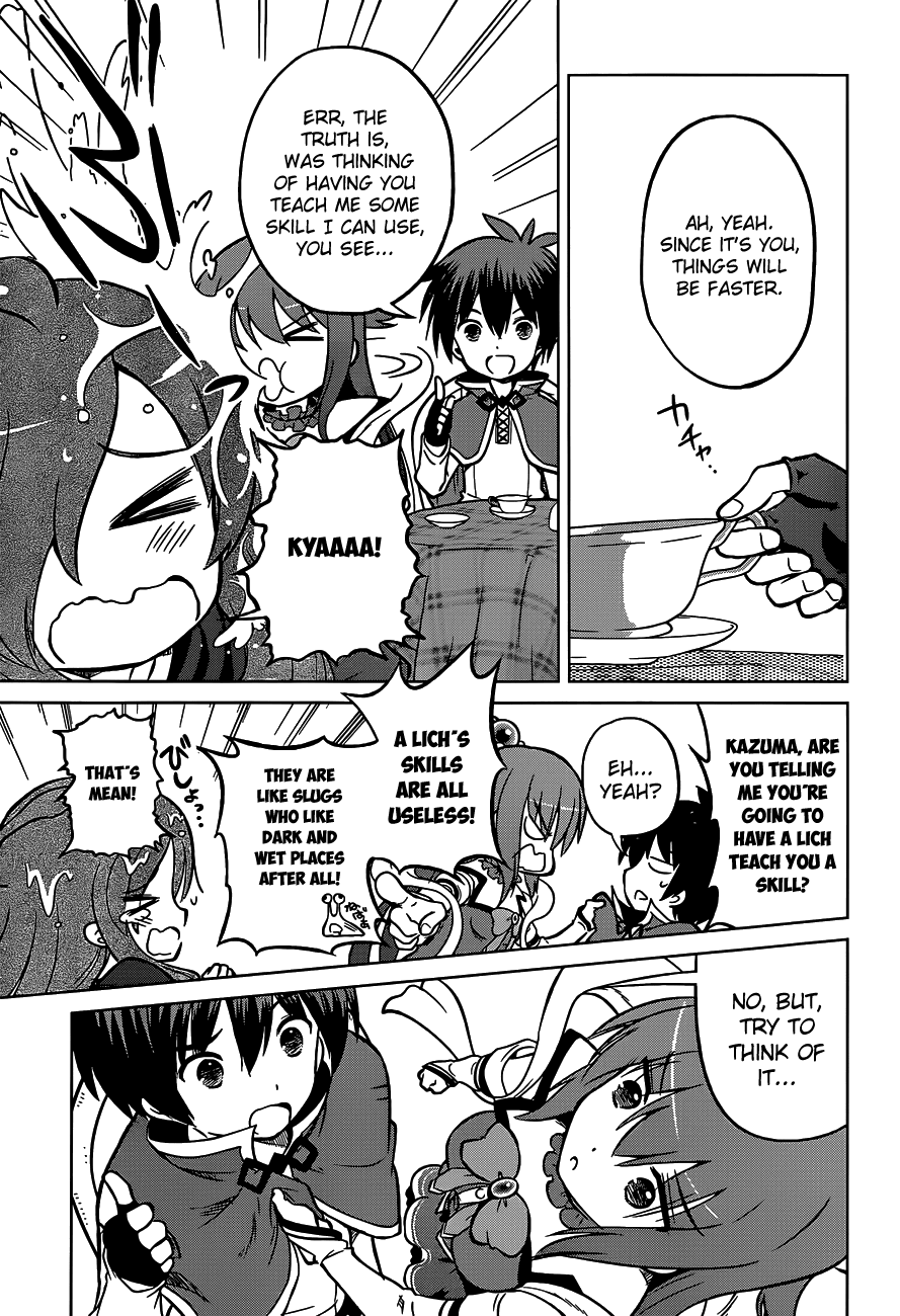 Kono Subarashii Sekai Ni Shukufuku O! - Vol.3 Chapter 15: May Peace Descend Upon This Troubled Land!