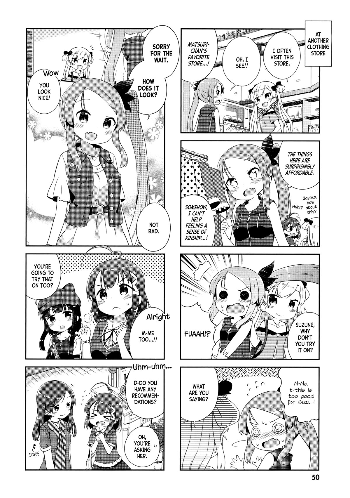 Nyoroko's Live Broadcasting! - Chapter 15: Shopping With Everyone!