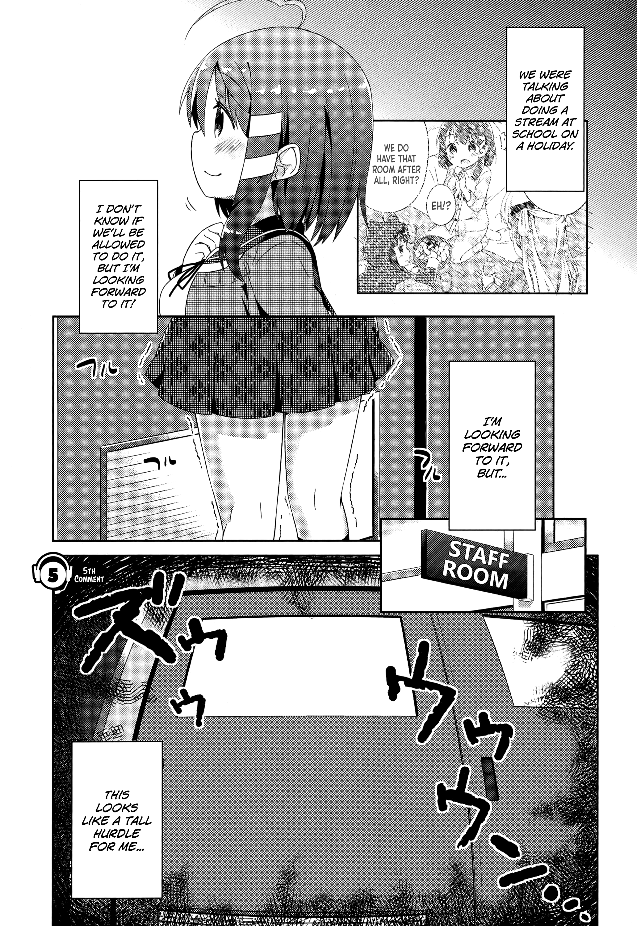 Nyoroko's Live Broadcasting! - Vol.1 Chapter 5: Nyoroko Will Do Her Best!