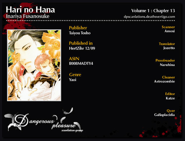 Hari No Hana - Vol.1 Chapter 13