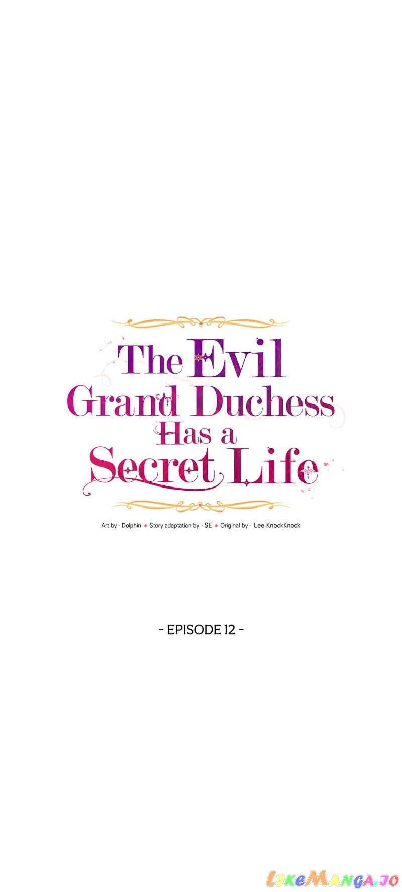 The Evil Grand Duchess Has A Secret Life - Chapter 12