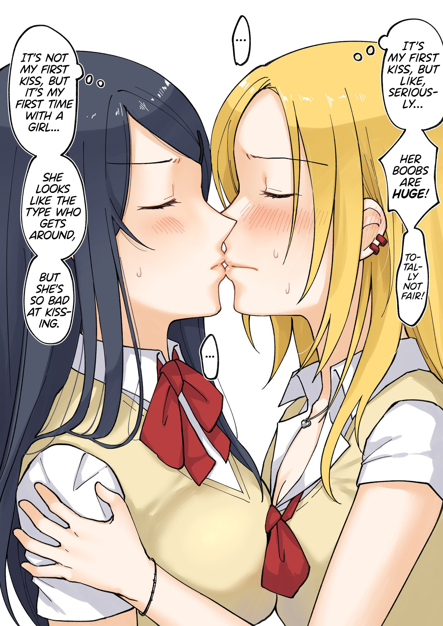 For Each Retweet, Two Straight Girls Who Don't Get Along Will Kiss For One Second - Chapter 3