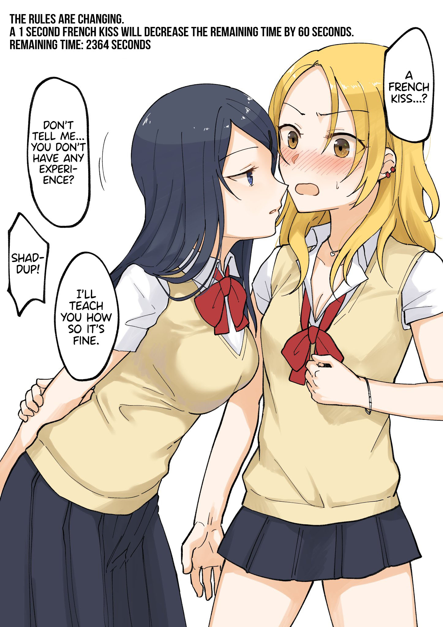 For Each Retweet, Two Straight Girls Who Don't Get Along Will Kiss For One Second - Chapter 4