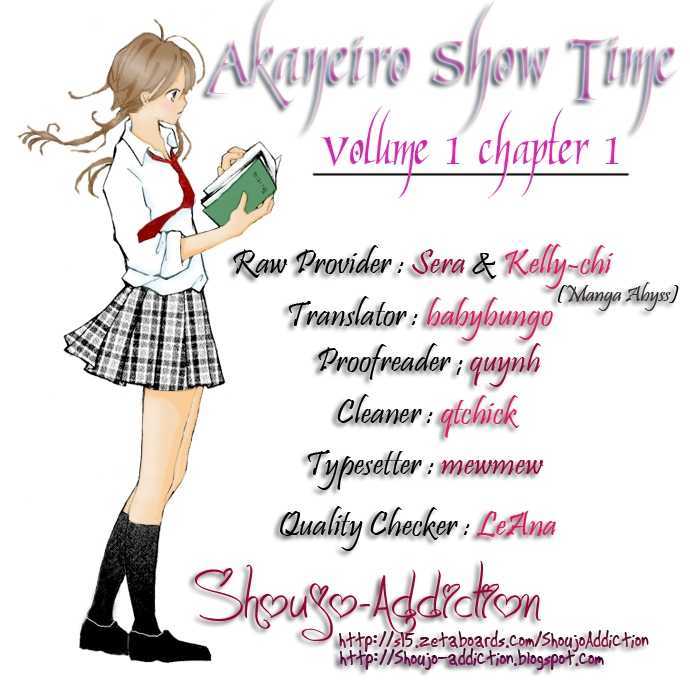 Akaneiro Show Time - Vol.1 Chapter 1 : Akaneiro Showtime