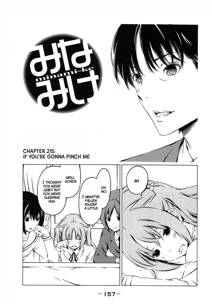 Minami-Ke - Vol.11 Chapter 215 : If You're Gonna Pinch Me