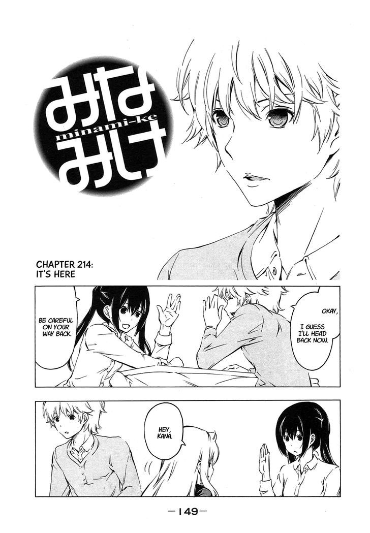 Minami-Ke - Vol.11 Chapter 214 : It's Here