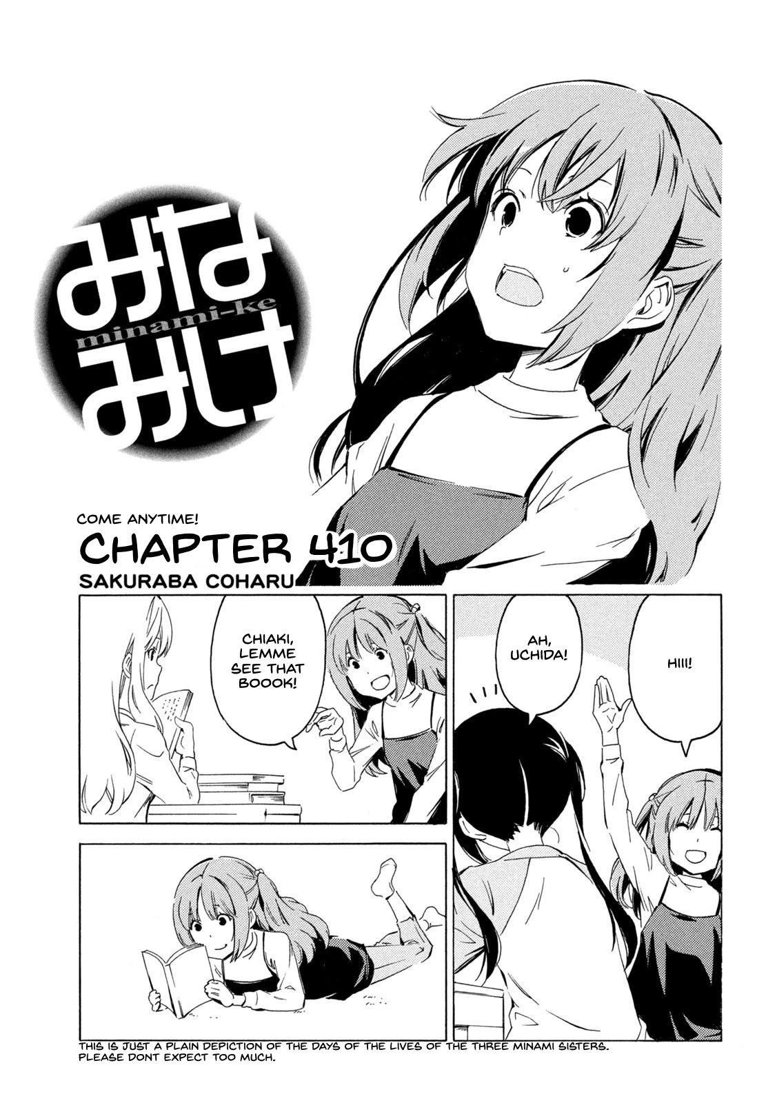 Minami-Ke - Chapter 410: Come Anytime!