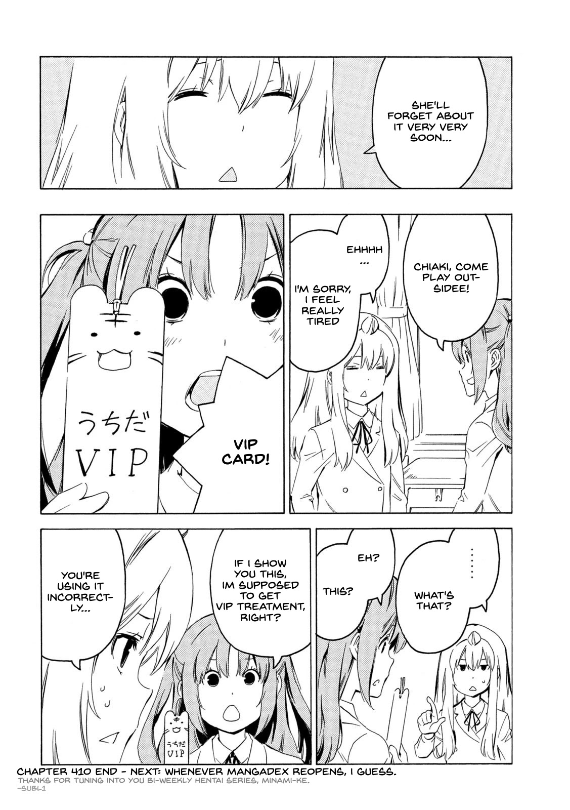 Minami-Ke - Chapter 410: Come Anytime!