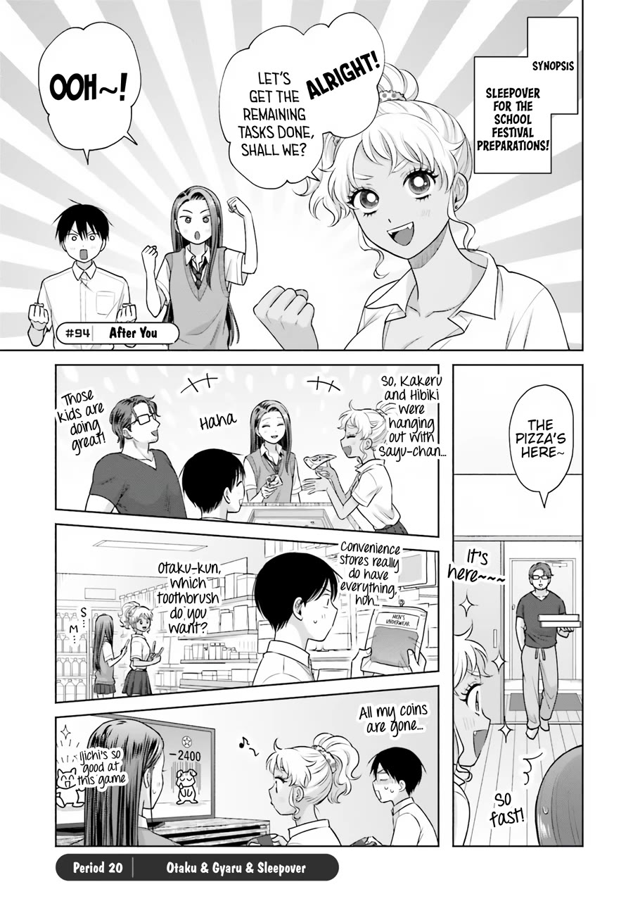 Gal Can’T Be Kind To Otaku!? - Chapter 20: Otaku & Gyaru & Sleepover