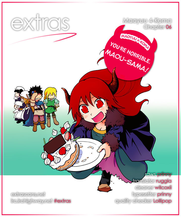 Maoyuu 4-Koma: You're Horrible, Maou-Sama! - Chapter 6 : The Seven Demon Queens