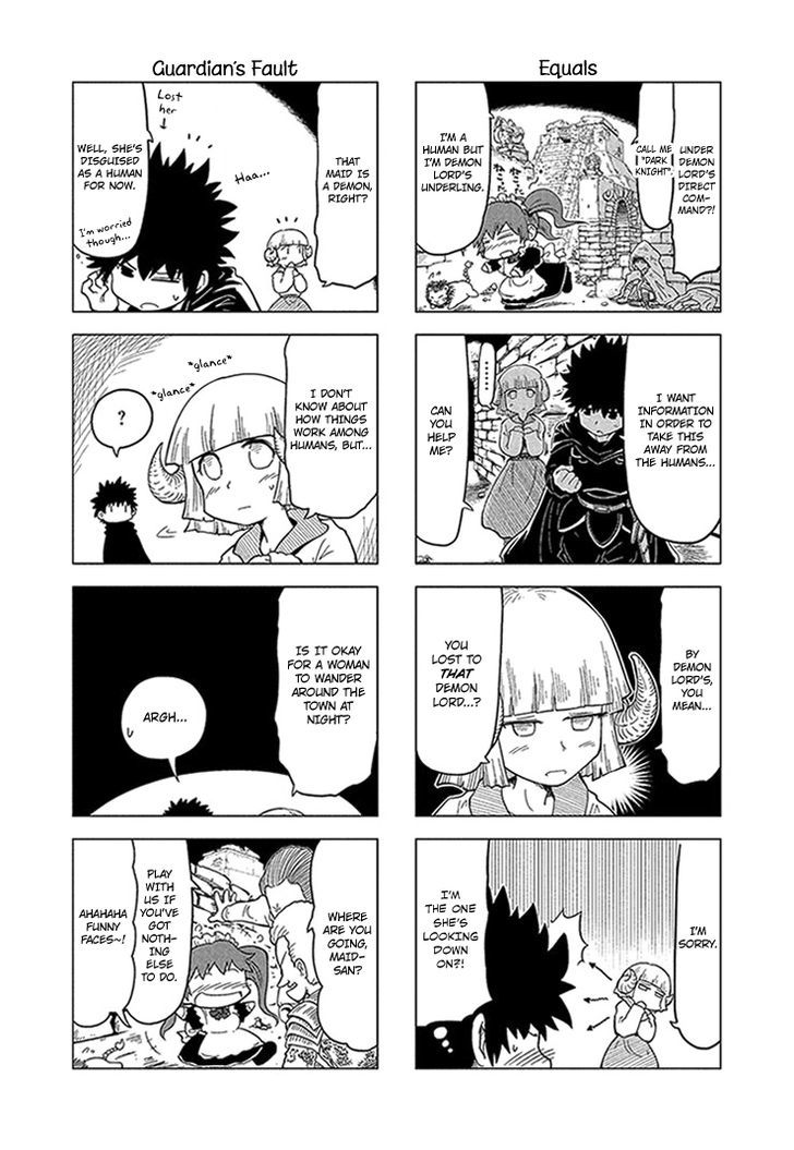 Maoyuu 4-Koma: You're Horrible, Maou-Sama! - Chapter 7 : Long Night At Gateway City