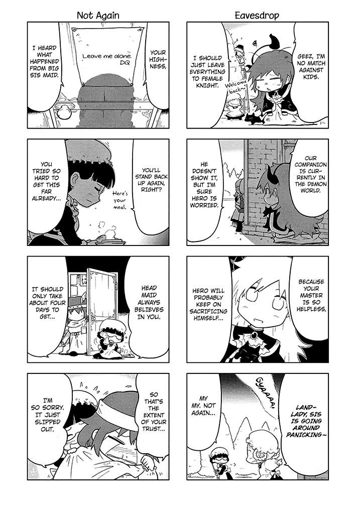 Maoyuu 4-Koma: You're Horrible, Maou-Sama! - Chapter 4 : For Departing Hero