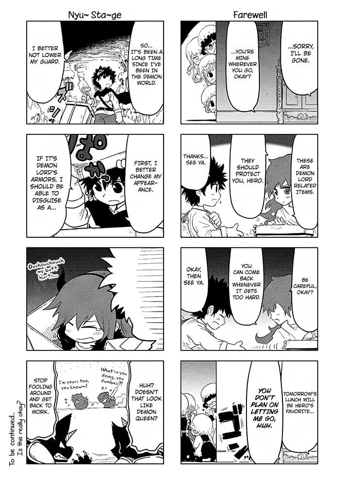 Maoyuu 4-Koma: You're Horrible, Maou-Sama! - Chapter 4 : For Departing Hero