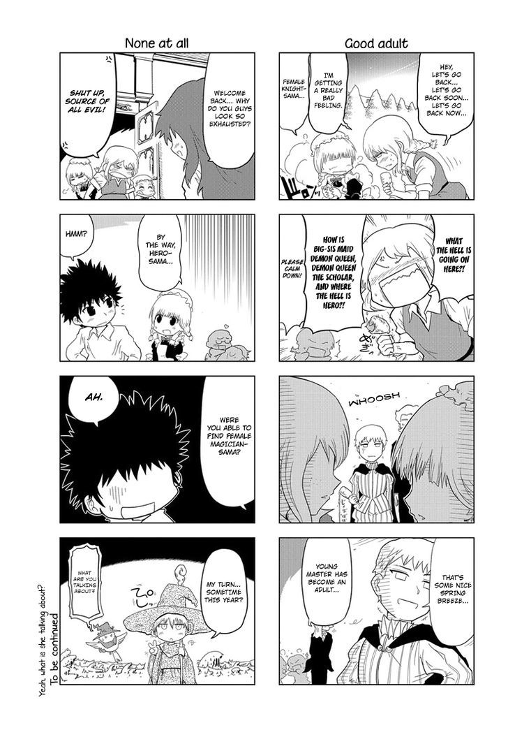 Maoyuu 4-Koma: You're Horrible, Maou-Sama! - Chapter 9 : Demon Queen And Hero’s Celebration Party