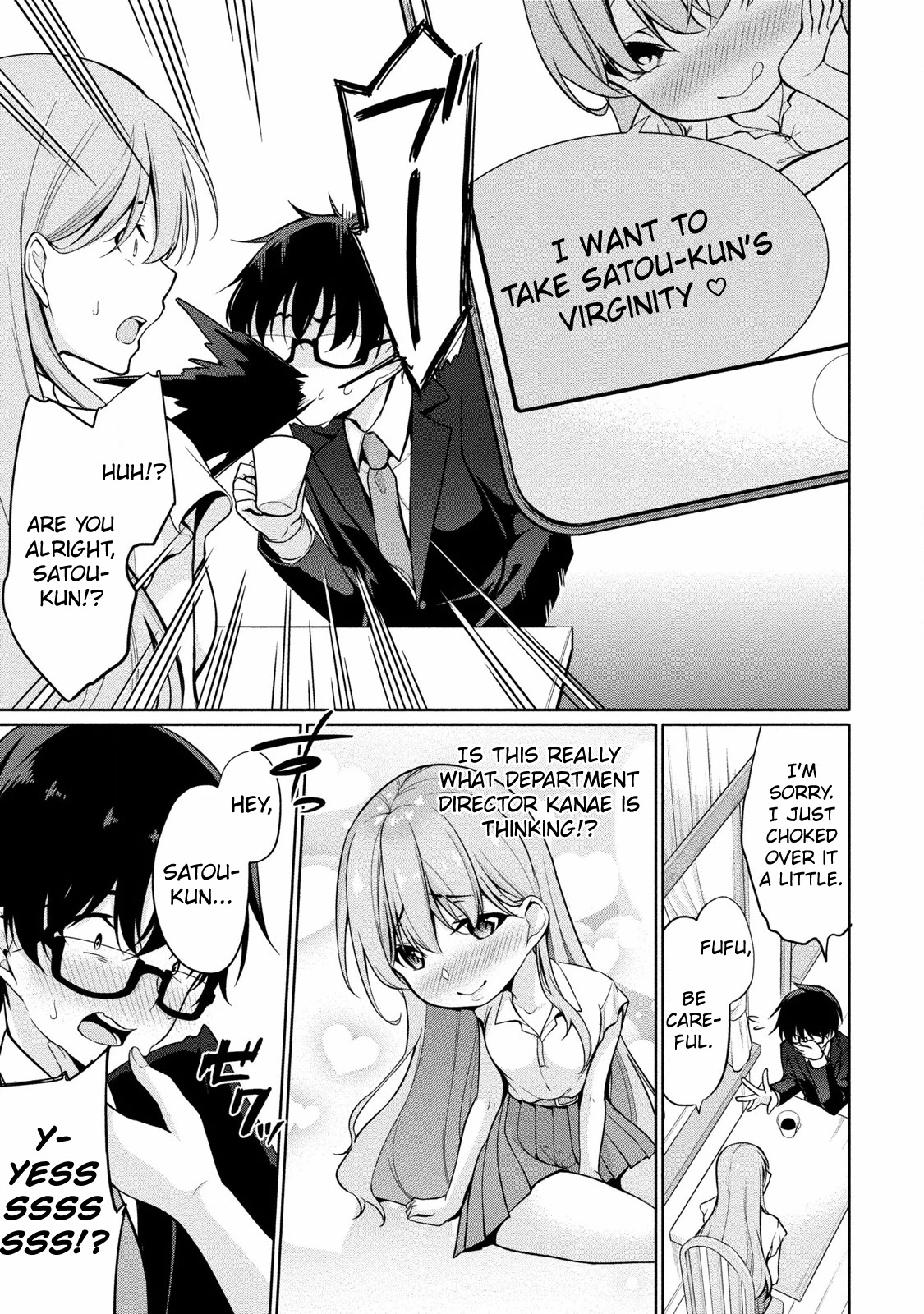 Satou-Kun Wa Nozoteiru. ~Kami-Sama Appli De Onnanoko No Kokoro O Nozoitara Do Xx Datta - Chapter 2: The Department Director's Secrets?