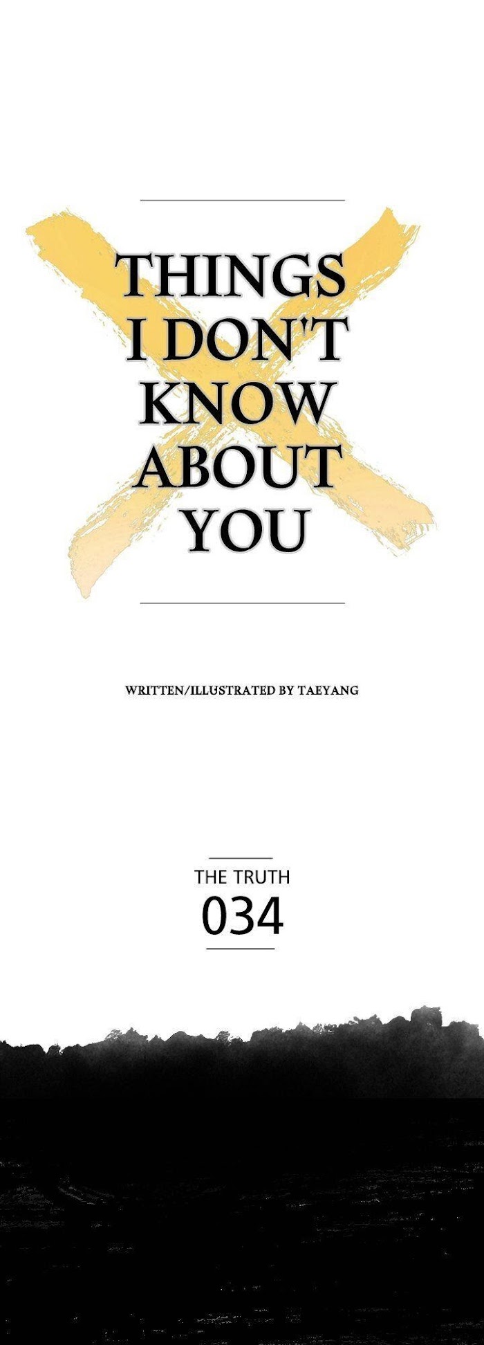 Things I Don't Know About You - Chapter 34