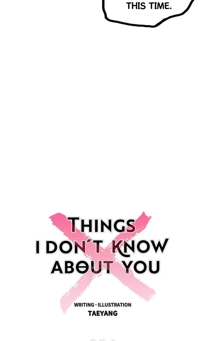 Things I Don't Know About You - Chapter 54