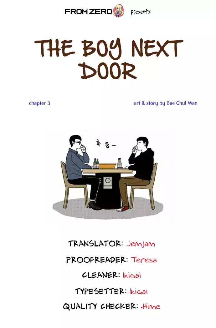 The Boy Next Door (Bae Cheol Wan) - Chapter 3