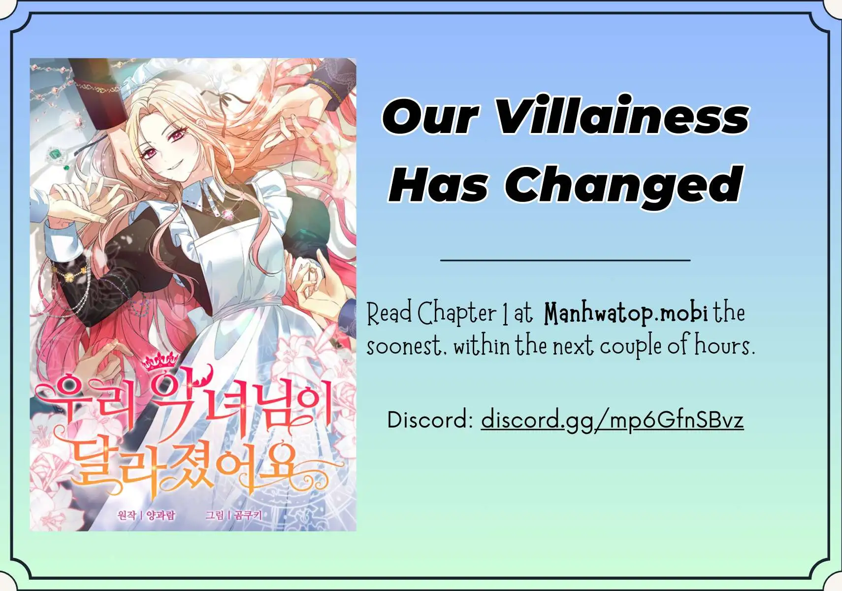 Our Villainess Has Changed - Chapter 0