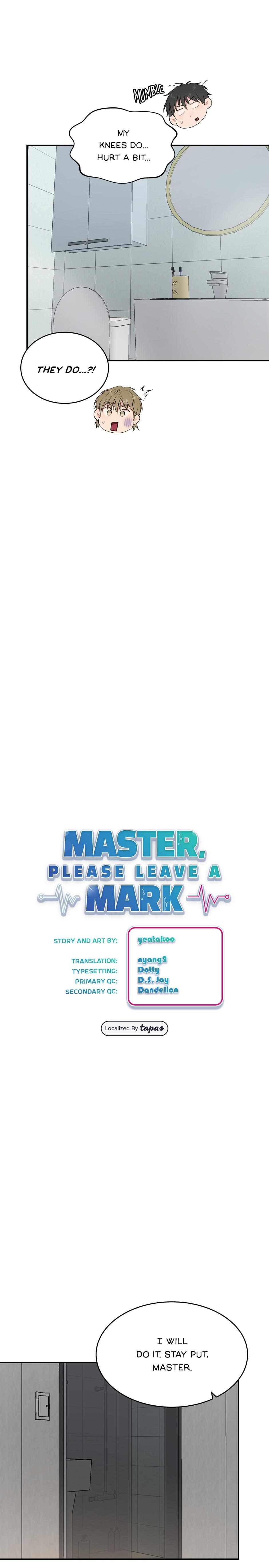 Engrave Your Mark, Master - Chapter 34