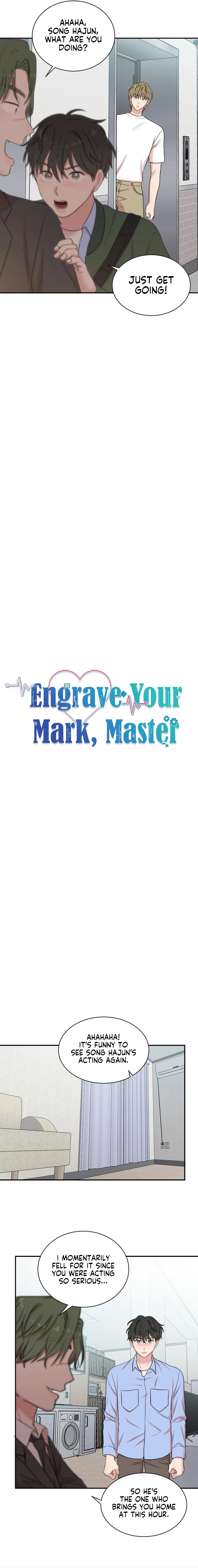 Engrave Your Mark, Master - Chapter 9