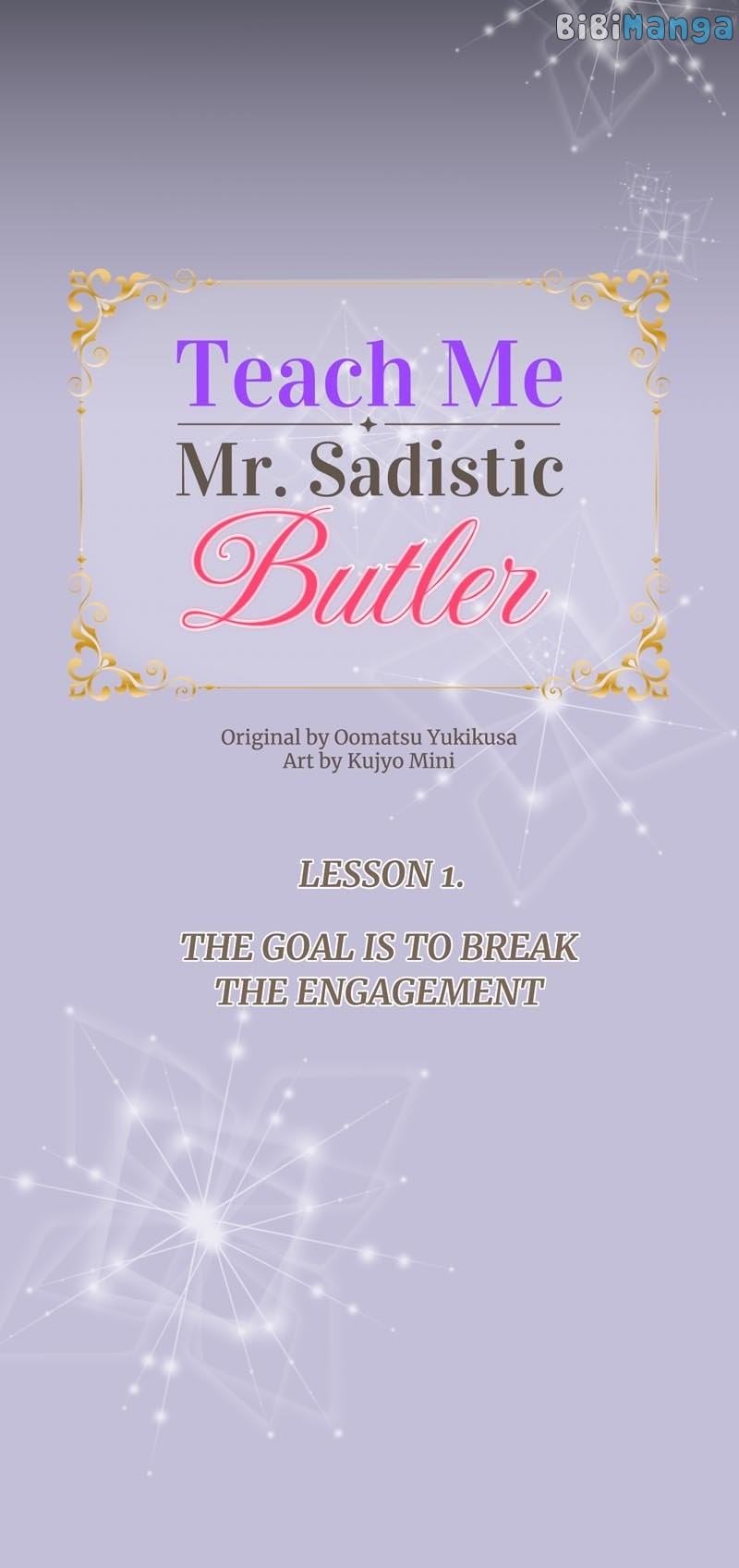 Teach Me, Mr. Sadistic Butler - Chapter 1