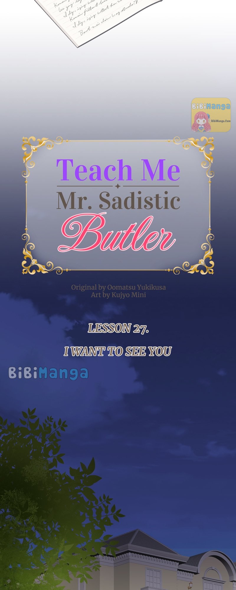 Teach Me, Mr. Sadistic Butler - Chapter 27