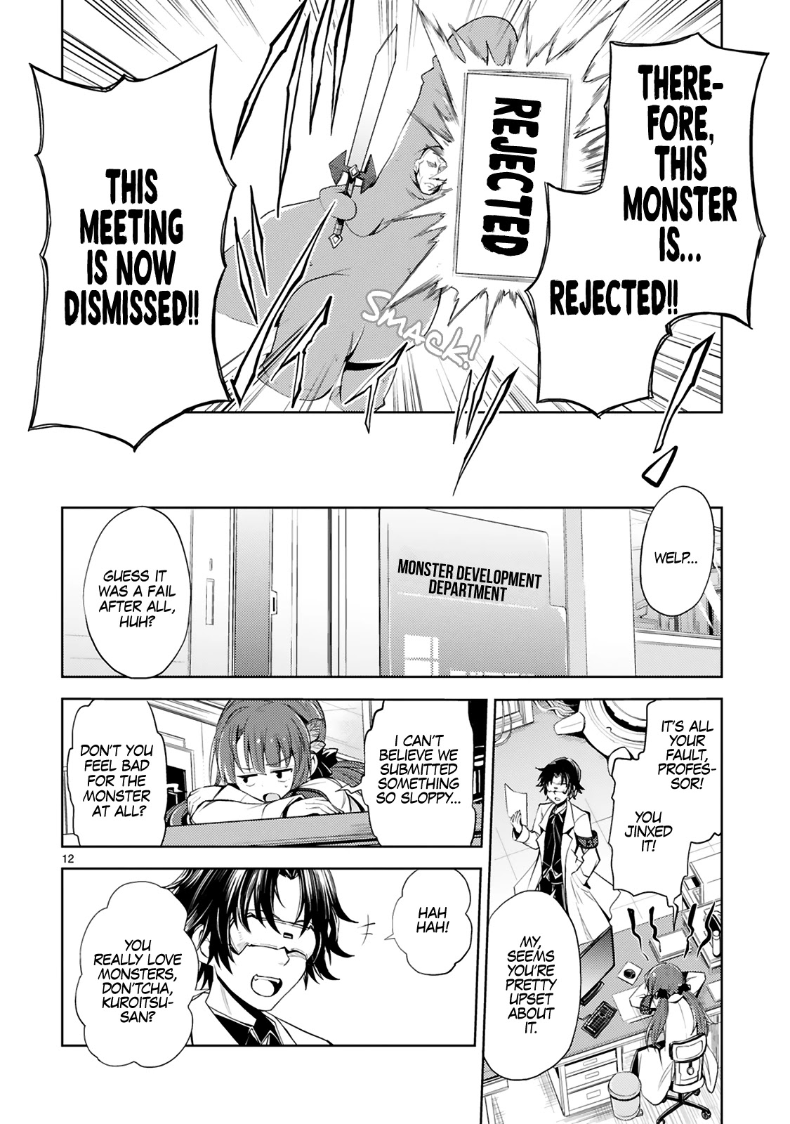 Kuroitsu-San In The Superhuman Research & Development Department - Chapter 1: The Monster Design Meeting