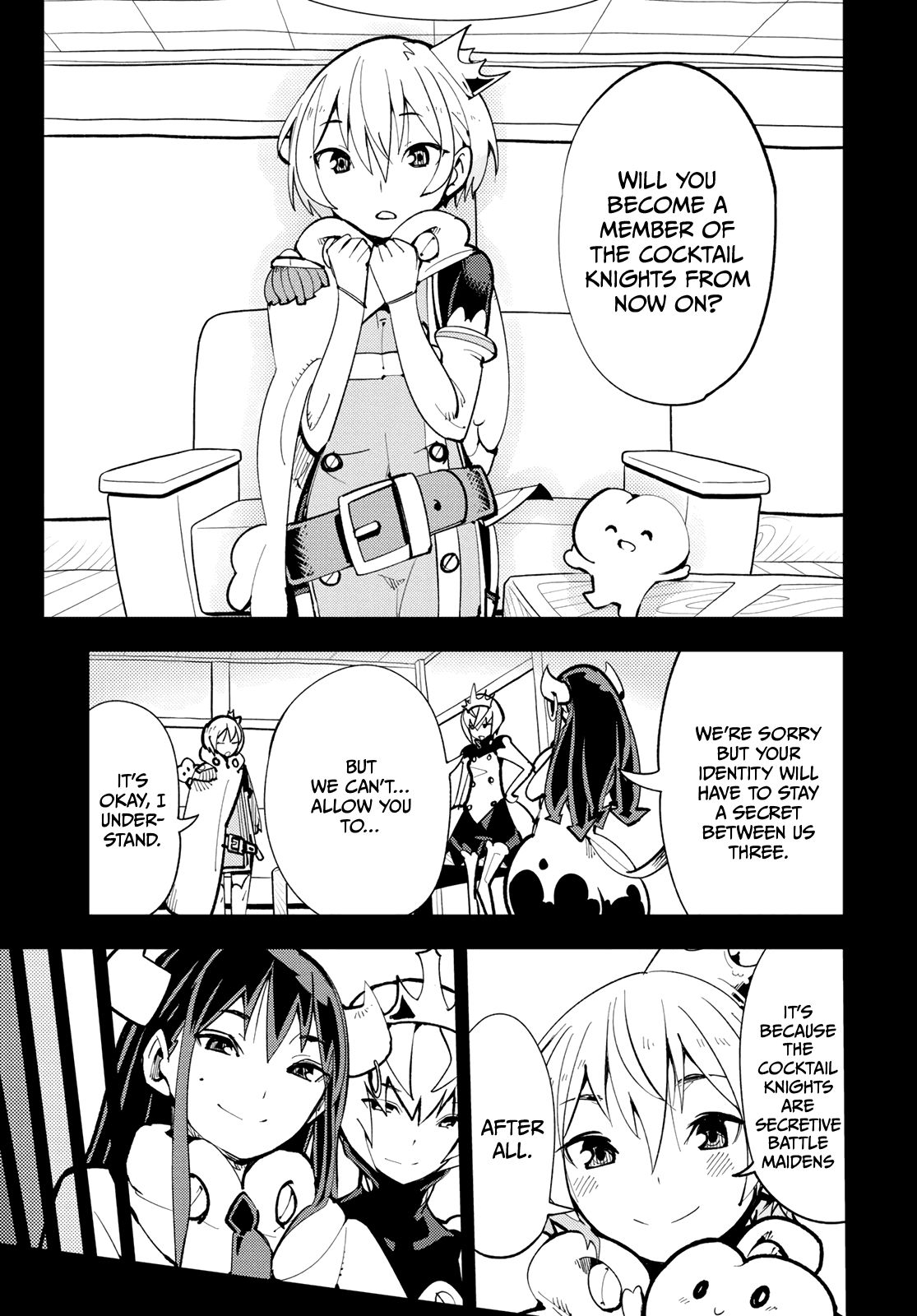 Spill It, Cocktail Knights! - Chapter 5: The Strongest Senpai, Spill It!