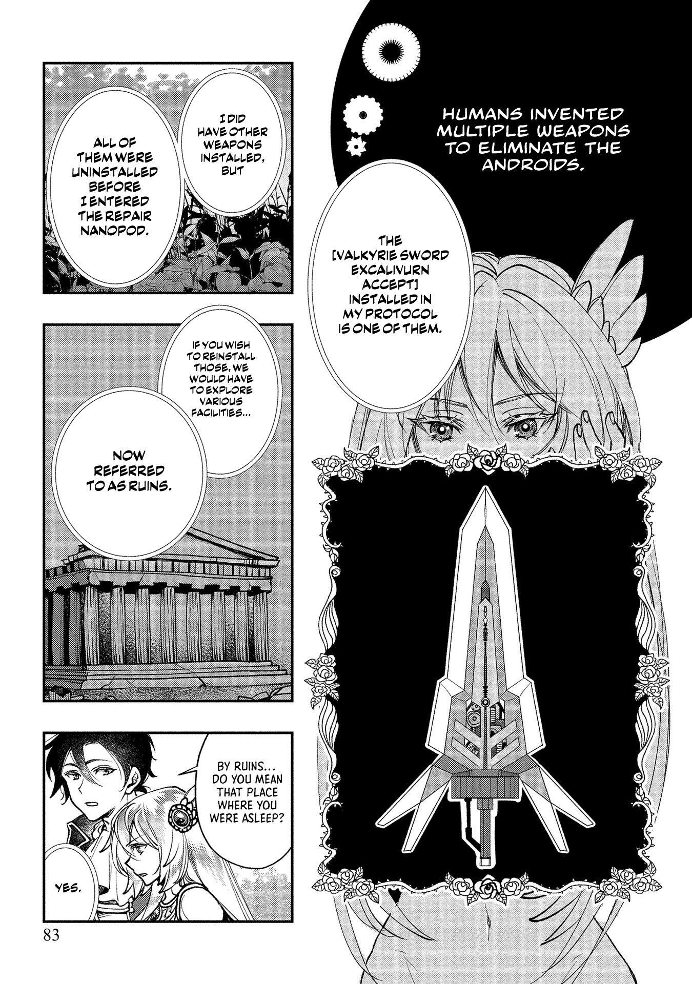 Class Shoukan Ni Makikomareta Kyoushi, Hazure Sukiru De Kikai Shoujo Wo Shuuri Suru - Vol.1 Chapter 2: Valkyrie Android, Brynhildr