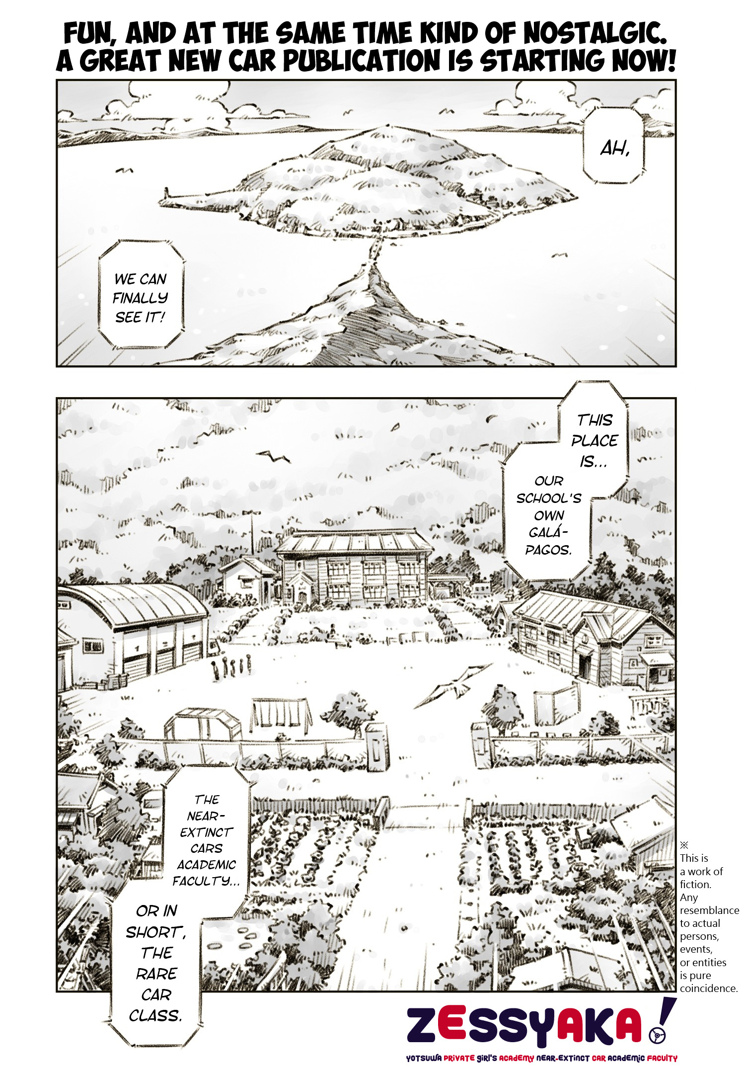 Zesshaka - Shiritsu Yottsu Wa Joshigakuin Zetsumetsu Kigu-Sha Gakka - Vol.01 Chapter 01 : Welcome To Paradise!