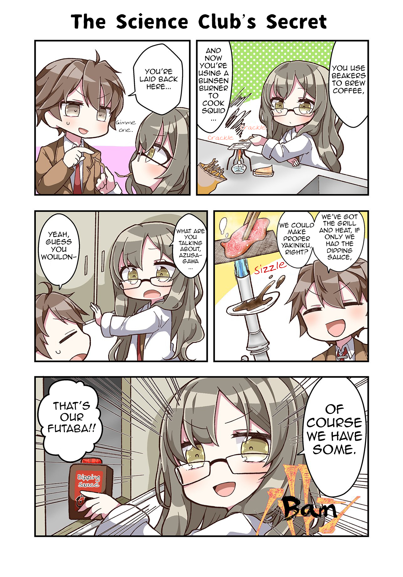 Aobuta 6-Koma - Chapter 4: The Science Club S Secret