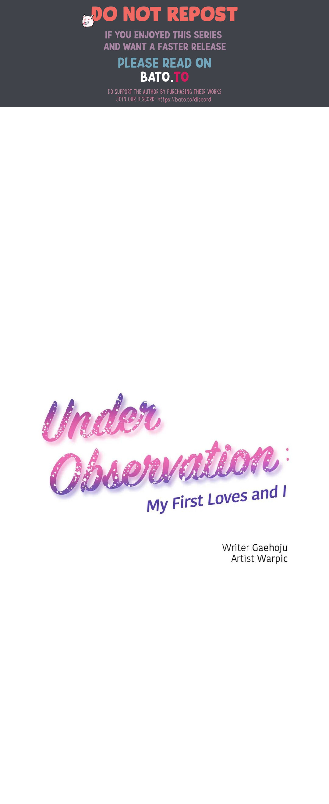 Under Observation: My First Loves And I - Chapter 31