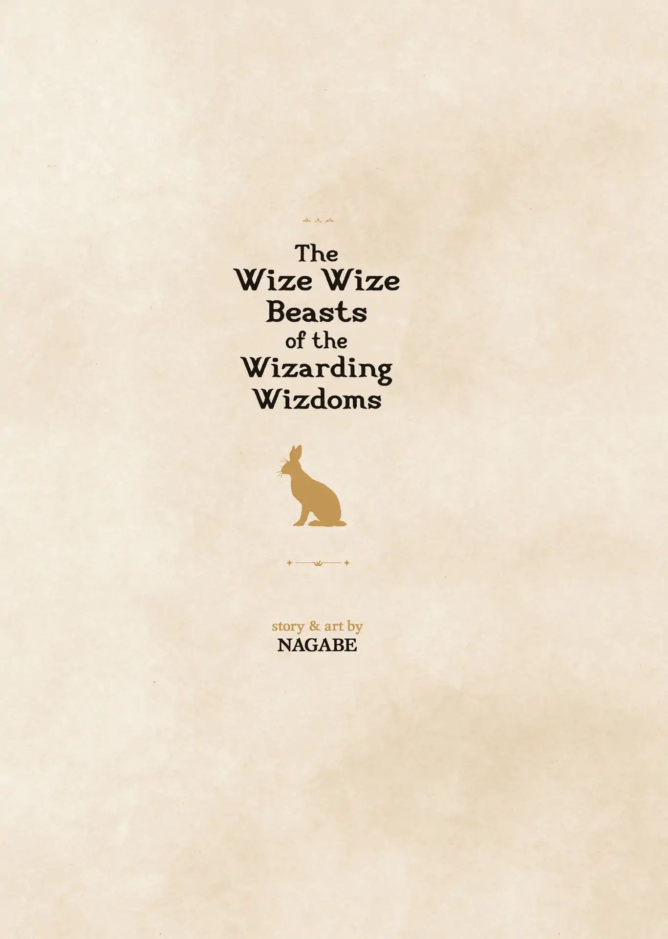 The Wize Wize Beasts Of The Wizarding Wizdoms - Prologue