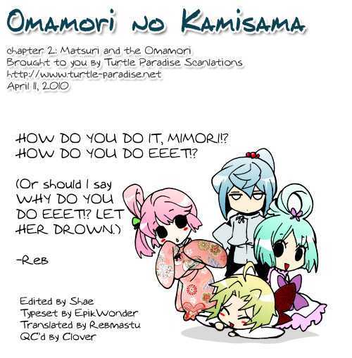 Omamori No Kamisama - Vol.1 Chapter 3 : Matsuri And The Omamori