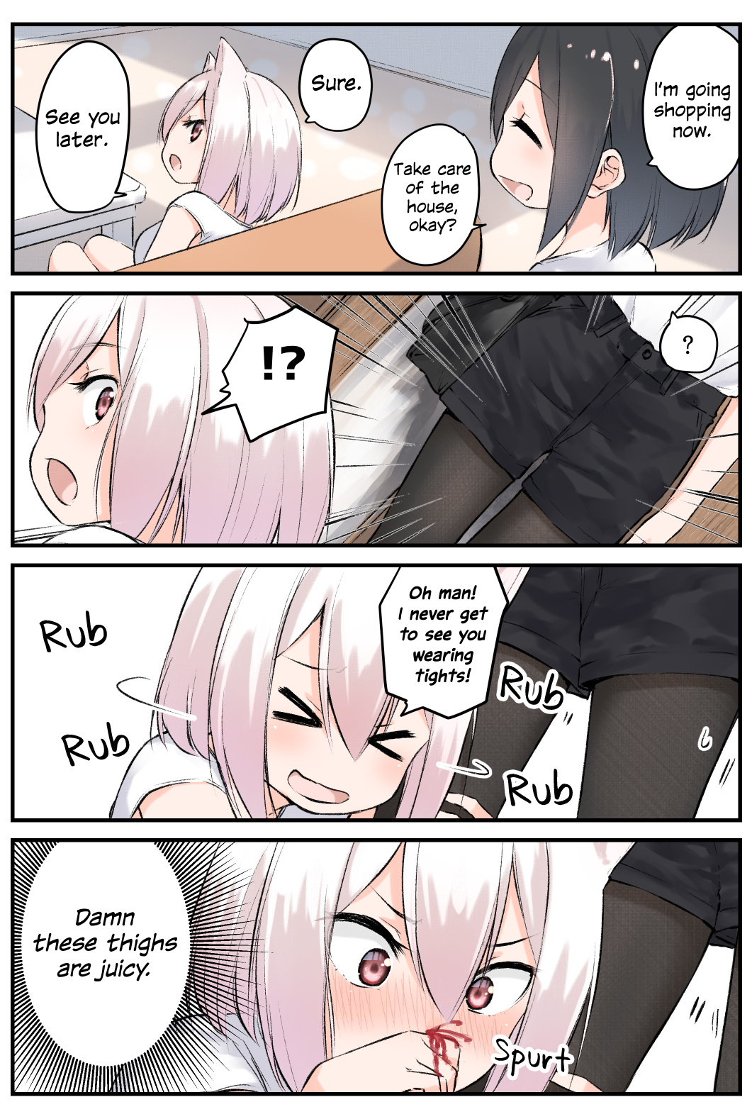 Studies With A Crush - Chapter 8: She Wants To Rub Those Tights Wearing Tighs