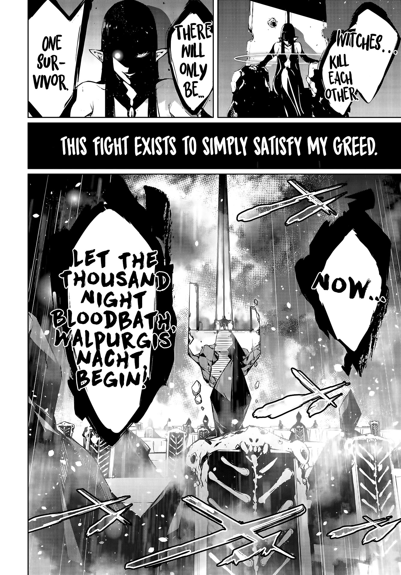 Majo Taisen - The War Of Greedy Witches - Chapter 1: The Thousand Night Bloodbath