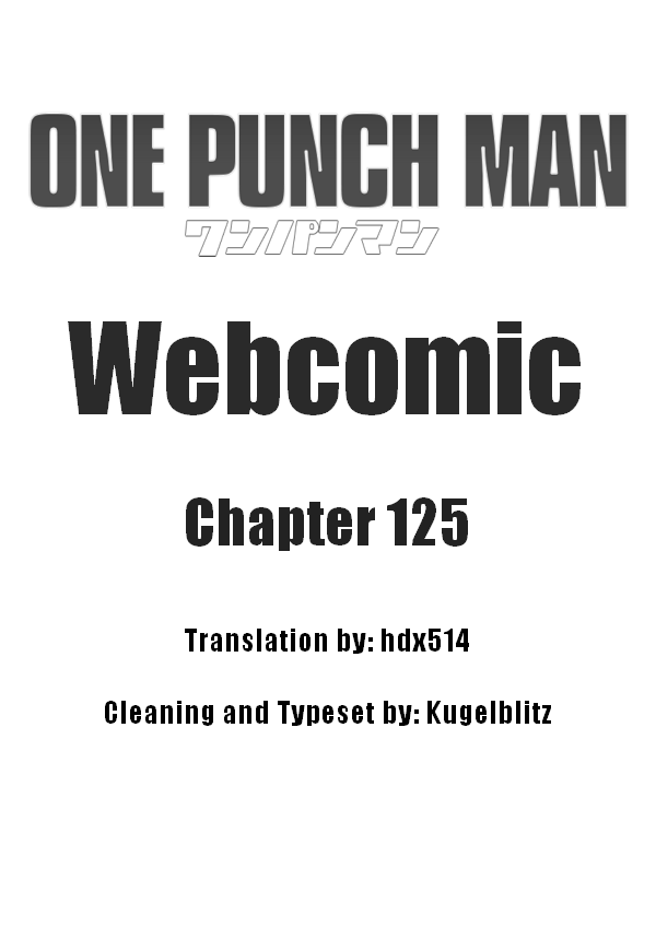 Onepunch-Man (One) - Chapter 125