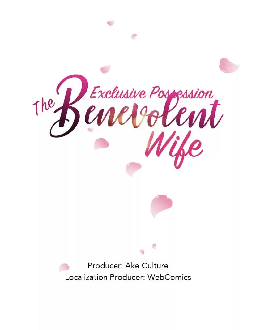 Exclusive Possession: The “Benevolent” Wife - Chapter 23