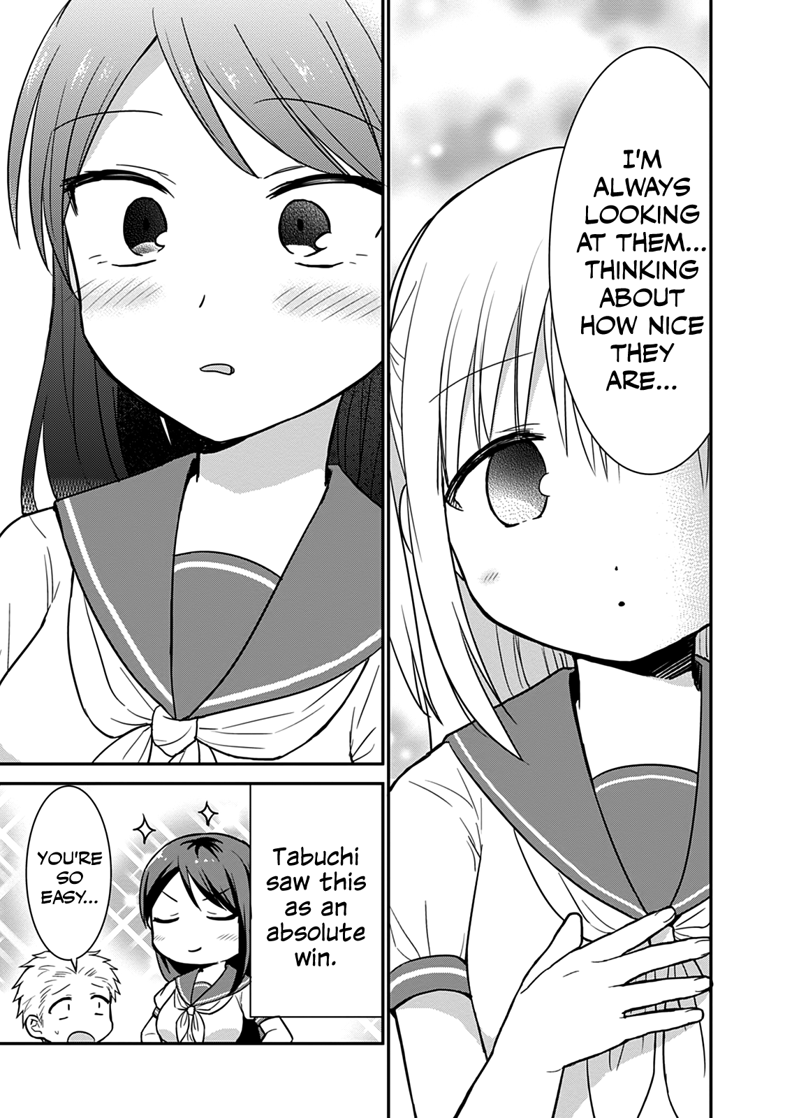 Expressionless Kashiwada-San And Emotional Oota-Kun - Vol.4 Chapter 46: Tabuchi-San's Anxiety