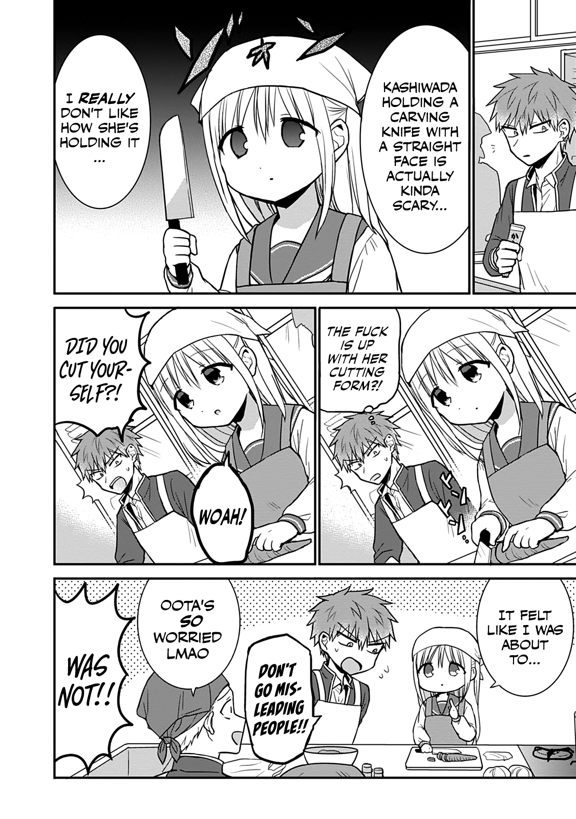 Expressionless Kashiwada-San And Emotional Oota-Kun - Vol.5 Chapter 51: Kashiwada-San And Oota-Kun In Cooking Class