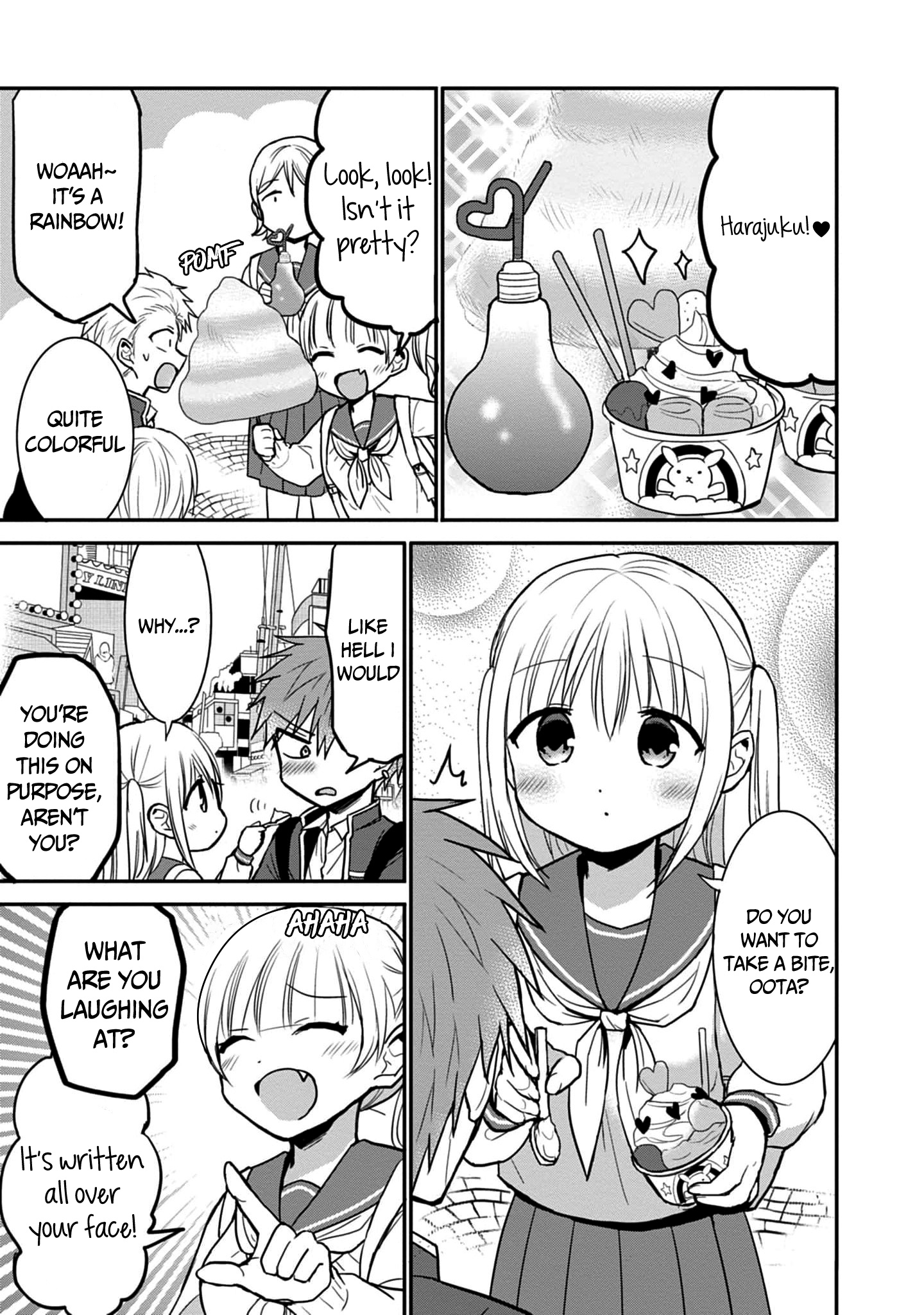 Expressionless Kashiwada-San And Emotional Oota-Kun - Vol.6 Chapter 71: Odajima And Harajuku